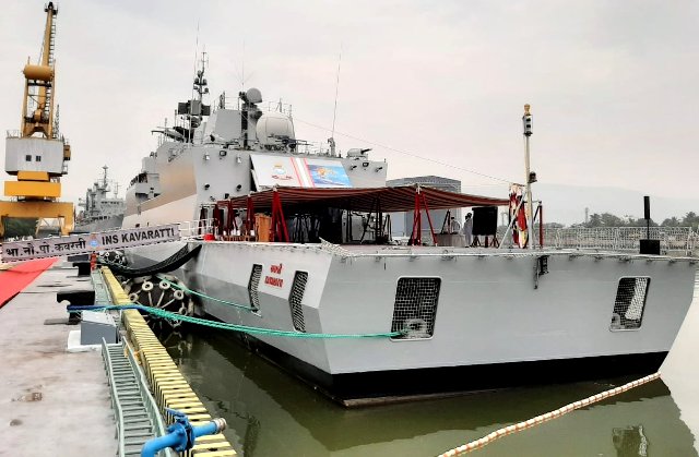 Indigenously-built stealth corvette INS Kavaratti commissioned into Indian Navy