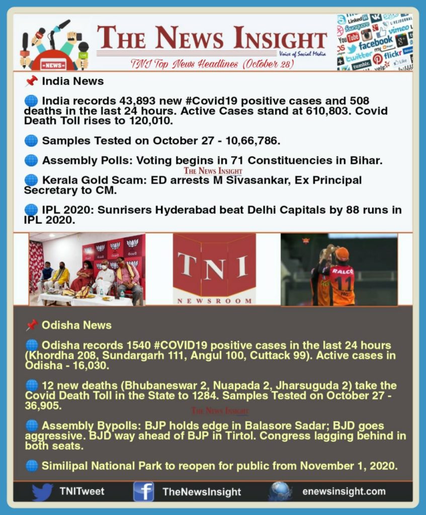 TNI Morning News Headlines – October 28