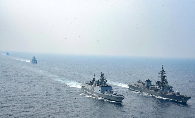 First Phase of Malabar Naval Exercise begins in Bay of Bengal