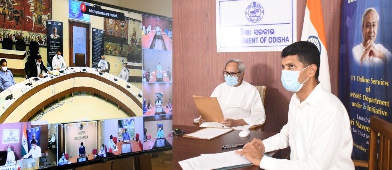 Odisha CM dedicates Online Services of MSME Department under 5T Initiative