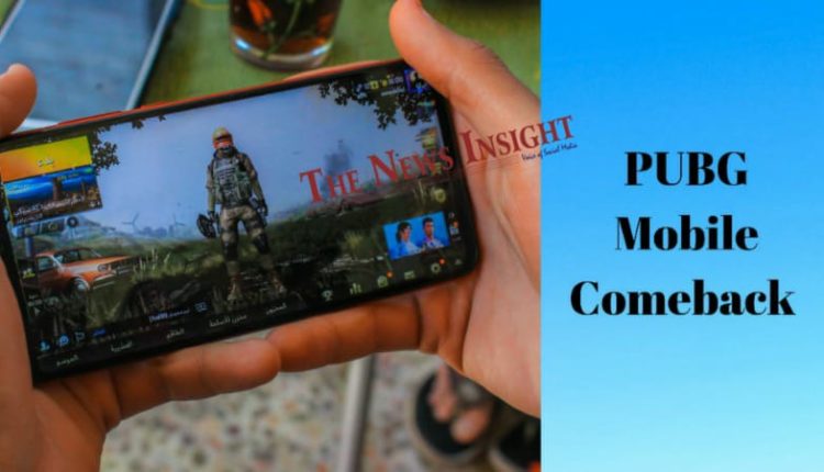 PUBG Mobile making a comeback in India