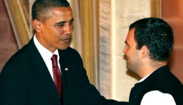 Obama's scathing remark on Rahul Gandhi