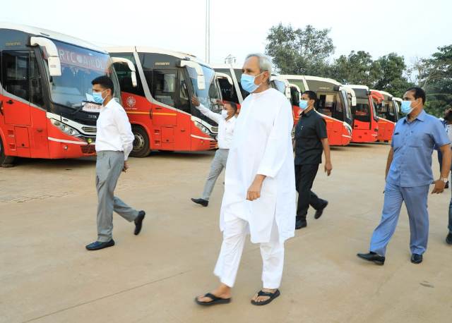 Odisha CM reviews progress work of Baramunda Inter-State Bus Terminal