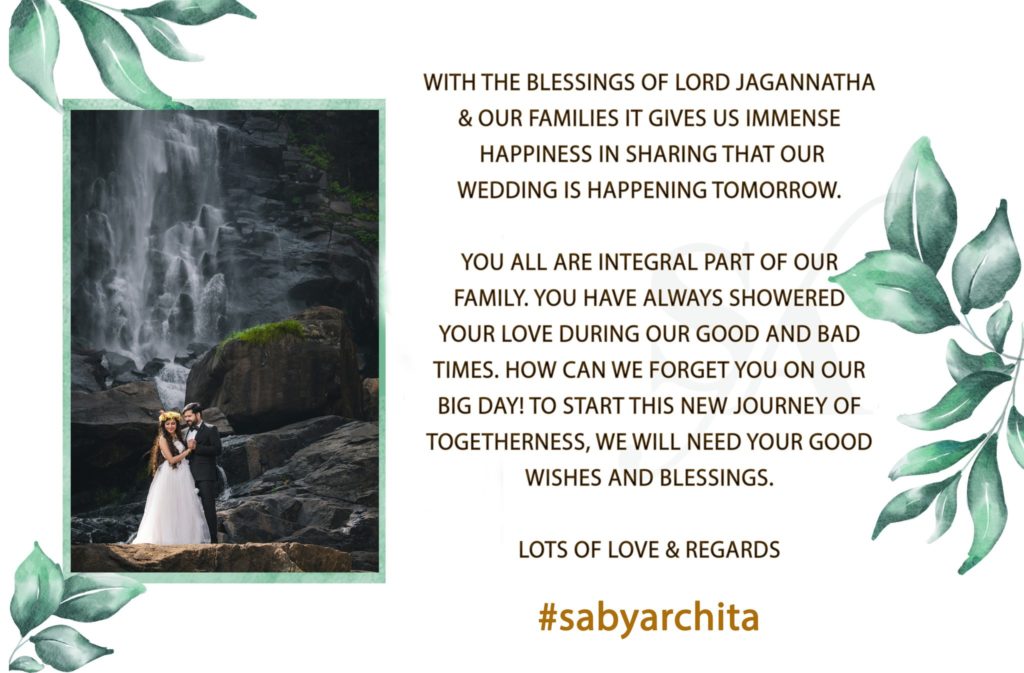 Sabyasachi Archita Wedding