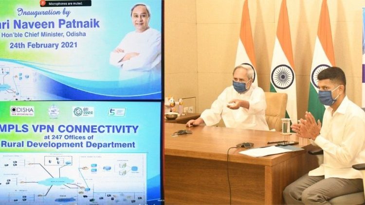 Odisha CM launches Multi-Protocol Label Switching Virtual Private Networking (RD-MPLS VPN) System for the Rural Development Department