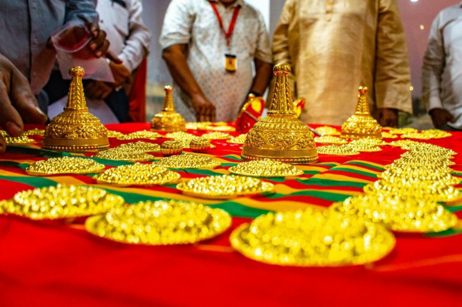 Puri Srimandir Gold Silver Ornaments