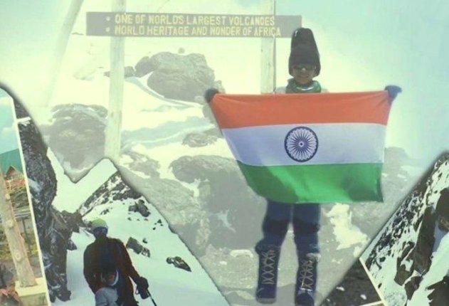 7-Year-Old Hyderabad Boy Virat Chandra scales Mount Kilimanjaro