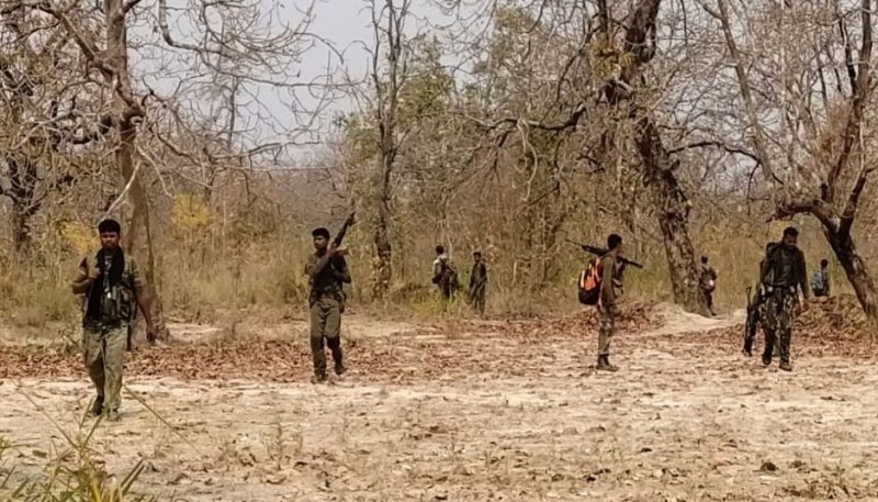 Chhattisgarh: Three Naxalites were killed in an Anti-Naxal operation led by Telangana's Greyhounds and Chhattisgarh Police in the Karriguta forests on the Telangana-Chhattisgarh border.