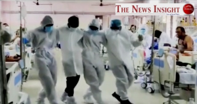 Watch: Doctors dance to boost morale of COVID-19 patients Burla VIMSAR
