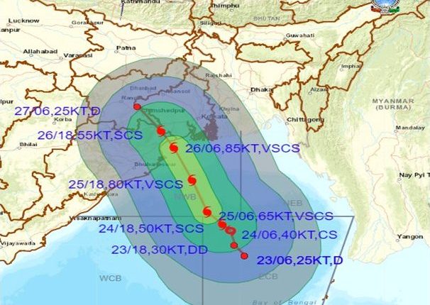 Cyclone Yaas' Likely To Make Landfall Between Paradip & Sagar Island