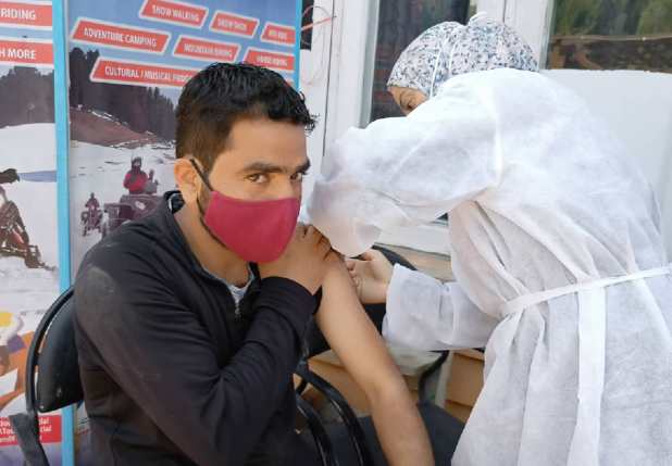 Jammu & Kashmir leads in Covid Vaccination
