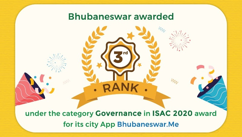 Bhubaneswar bags 2 Awards in India Smart City Awards Contest