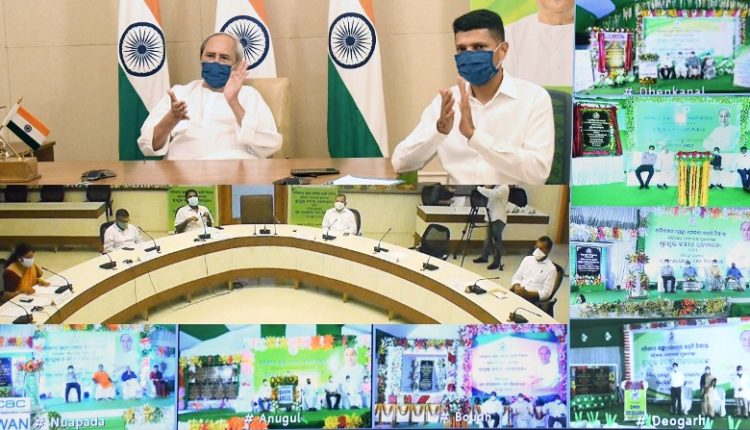 Odisha Chief Minister Naveen Patnaik inaugurate healthcare infrastructure and lay foundation for multiple medical oxygen storage and generation plants at different hospitals across the State