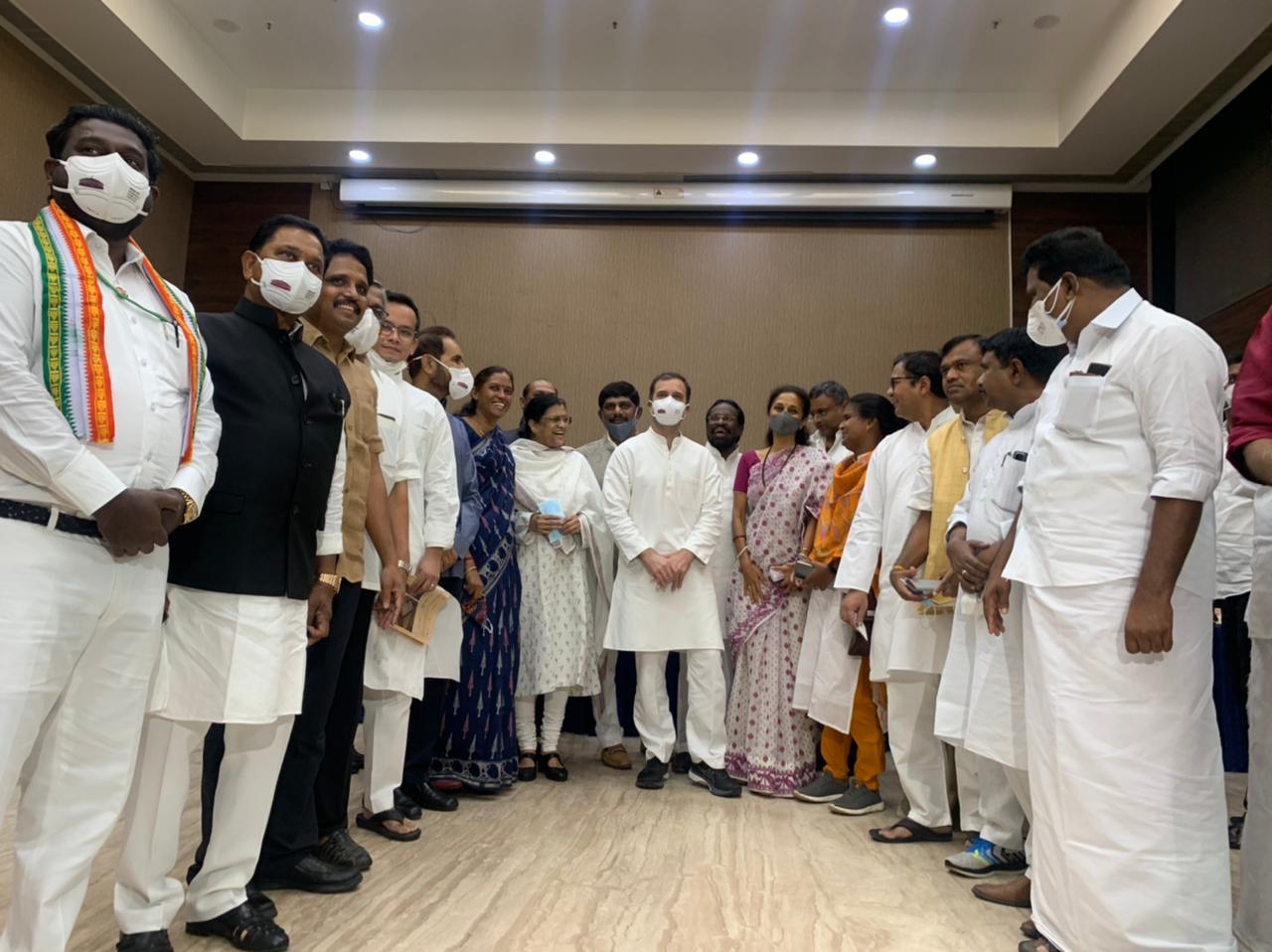 Rahul Gandhi with Opposition Leaders