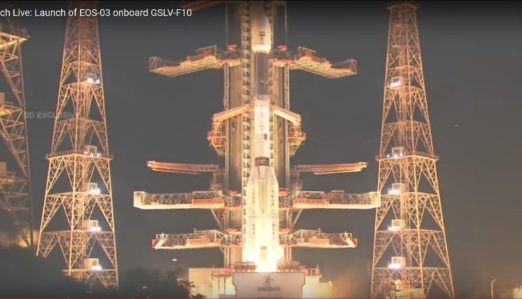 GSLV-F10 lifts off successfully from Satish Dhawan Space Centre, Sriharikota