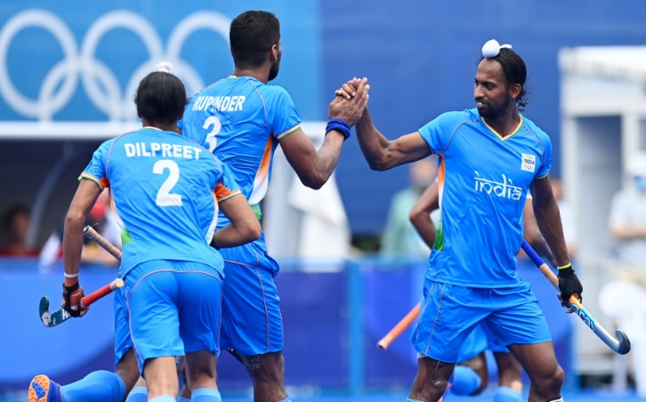 India Men's Hockey Team Bronze Olympics