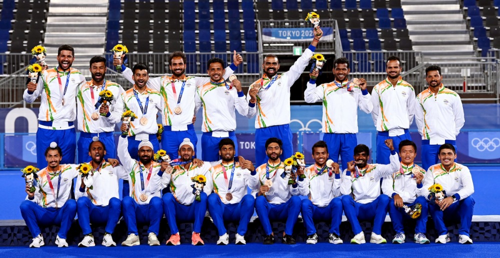 Indian Men's Hockey Team Silver Medal Tokyo Olympics