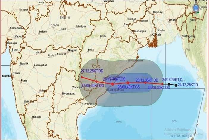 IMD issues Cyclone alert for Odisha Coast