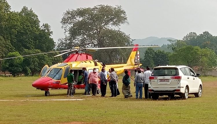 Pratap Jena Airlifted from Phulbani