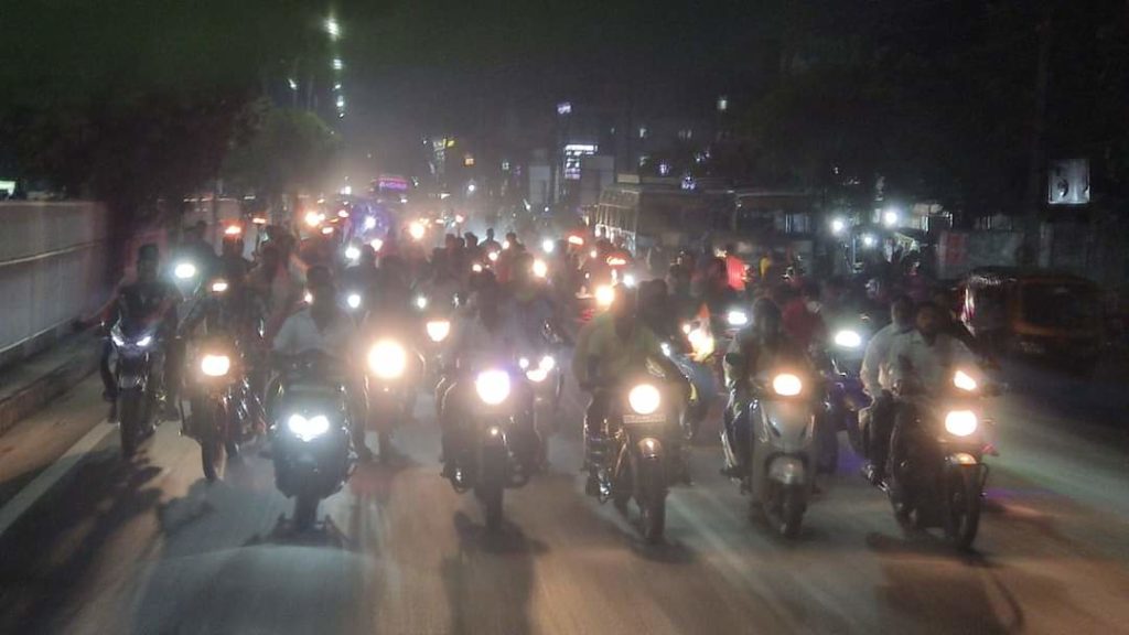 Congress held a bike rally in Cuttack, seeking support for Odisha Bandh.