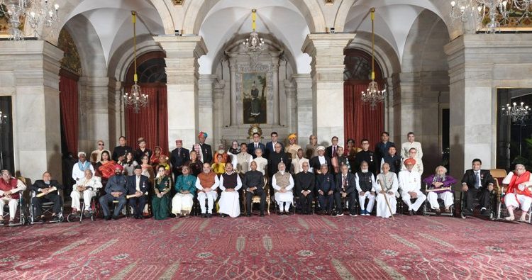 President Ram Nath Kovind presented Padma awards for 2020 to 141 personalities