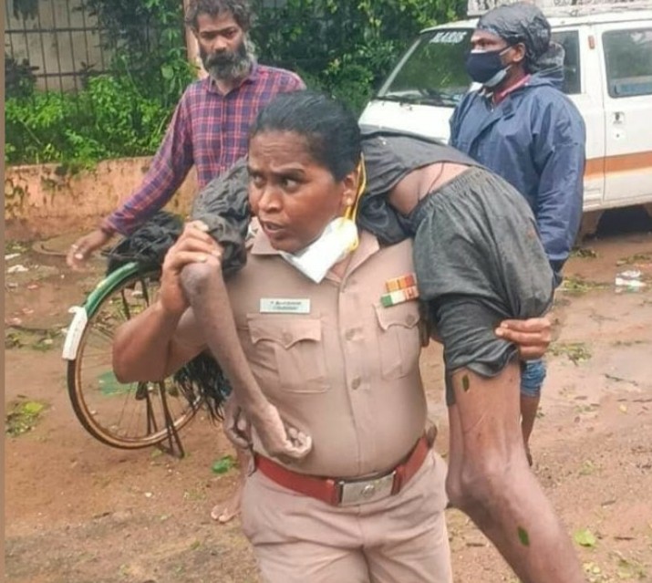 Woman Cop Chennai Rajeswari