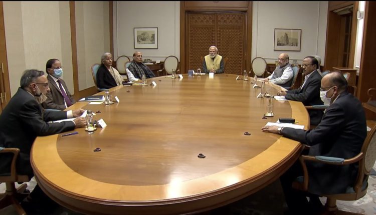 Prime Minister Narendra Modi chaired the Cabinet Committee on Security today