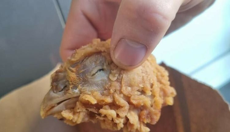 UK woman finds chicken head in KFC