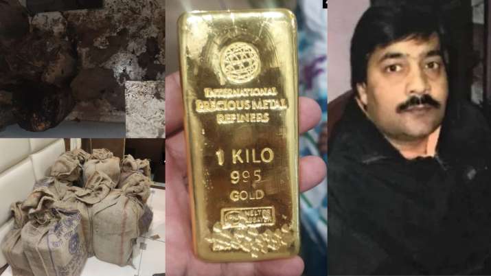 Cash and Gold seized from Piyush Jain in Kanpur