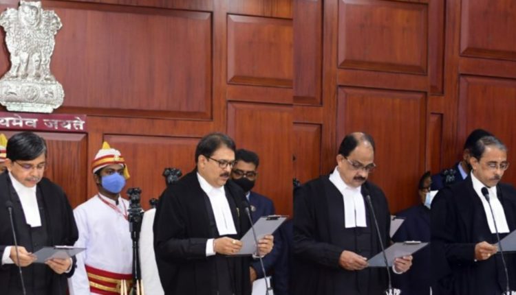 3 Justice sworn in as Judges of Orissa High Court