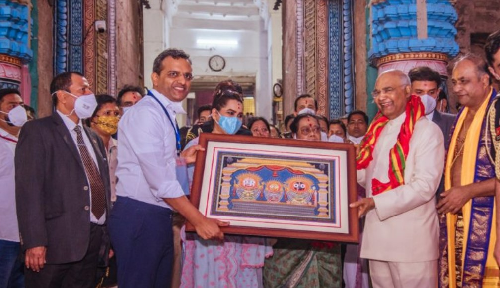 President Kovind visits Puri Jagannath Temple