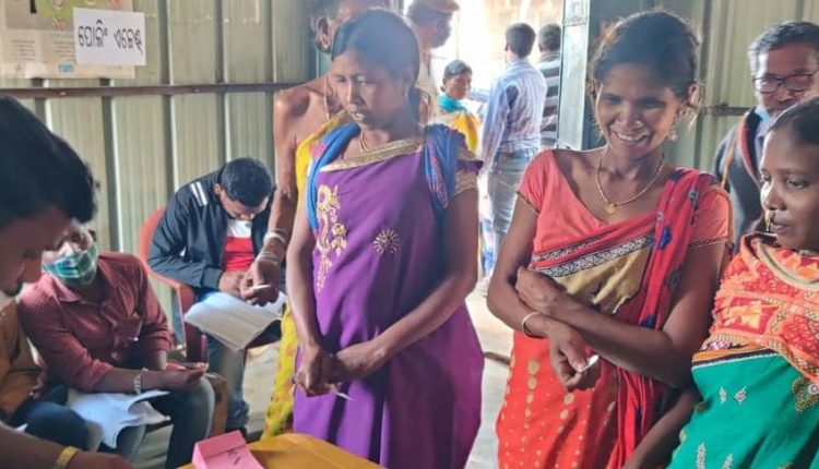 Voter turnout in Kotia panchayat of Koraput district recorded 65%