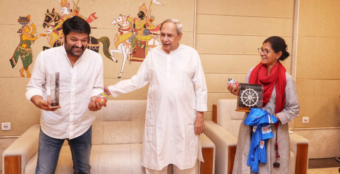 Leading Comedian Kapil Sharma meets Odisha CM Naveen Patnaik
