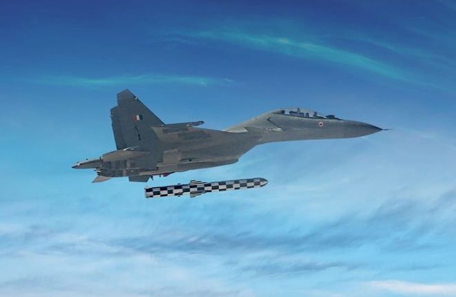 India, today successfully fired the Extended Range Version of BrahMos Air launched missile from Su-30 MKI fighter aircraft.