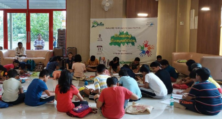 Odisha-Mo Parivar holds Drawing Competition for Kids at Royal Lagoon