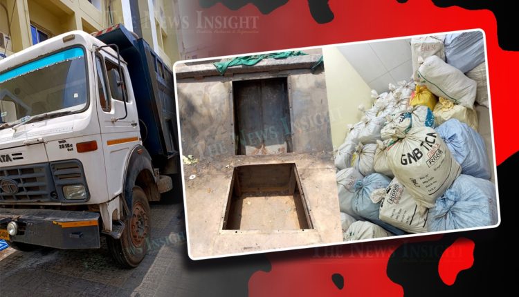 10 Quintals of Ganja found in a Secret Chamber of a Hywa in Bhubaneswar