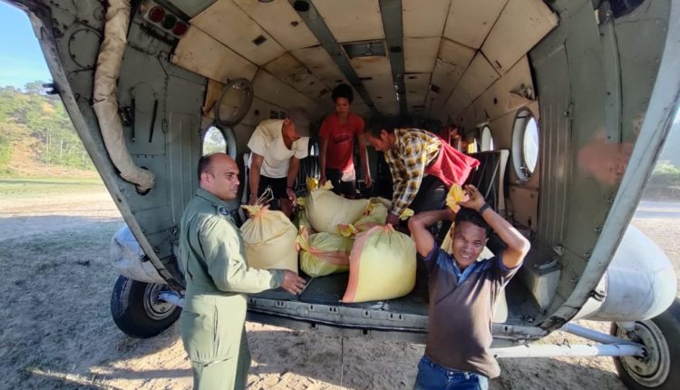 Indian Air Force continues relief oporations in flood-hit Assam, Meghalaya since past 4 days. IAF has airlifted 203 Tonnes of relief material; 253 people rescued.