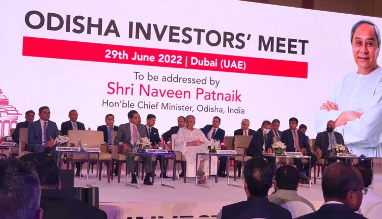CM Naveen Patnaik attends Odisha Investors Meet 2022 in Dubai to woo investors.