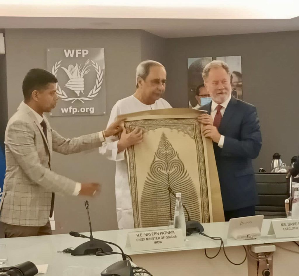 Naveen shares Odisha’s achievements on Food Security at WFP headquarters in Rome