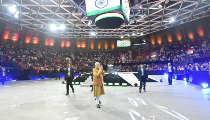 PM Narendra Modi addresses Indian community at Audi Dome in Munich, Germany