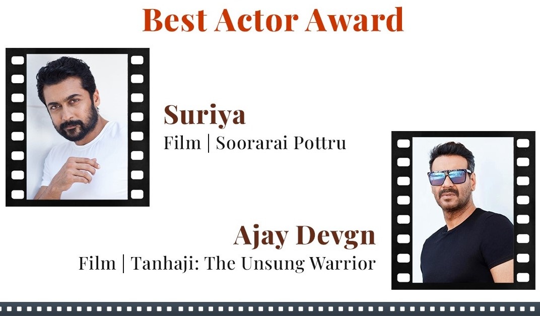 68th National Film Awards: Suriya, Ajay Devgn share Best Actor Honour; List of Winners