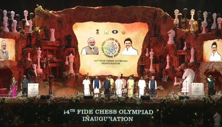 Prime Minister Narendra Modi inaugurates the 44th FIDE Chess Olympiad