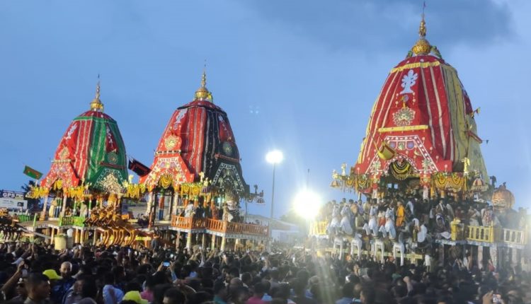 Ratha Jatra 2022: Chariots of holy Trinity reach Gundicha Temple