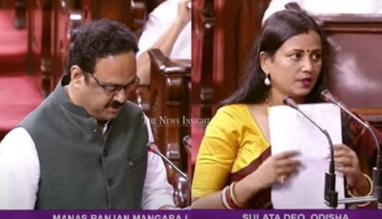 Manas Mangaraj, Sulata Deo take oath as Rajya Sabha MPs