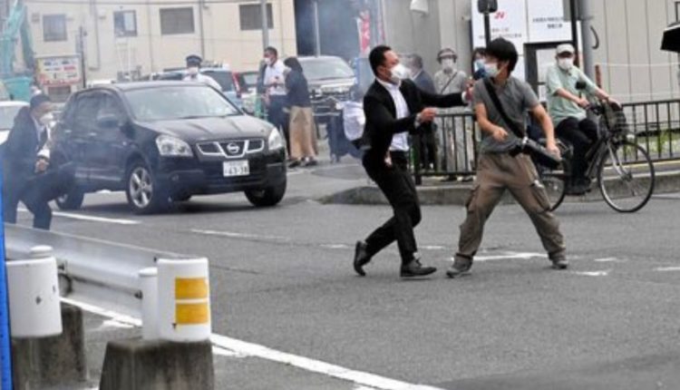 Former Japanese PM Shinzo Abe shot during a speech in Nara city in western Japan; Hospitalised. Suspect arrested.