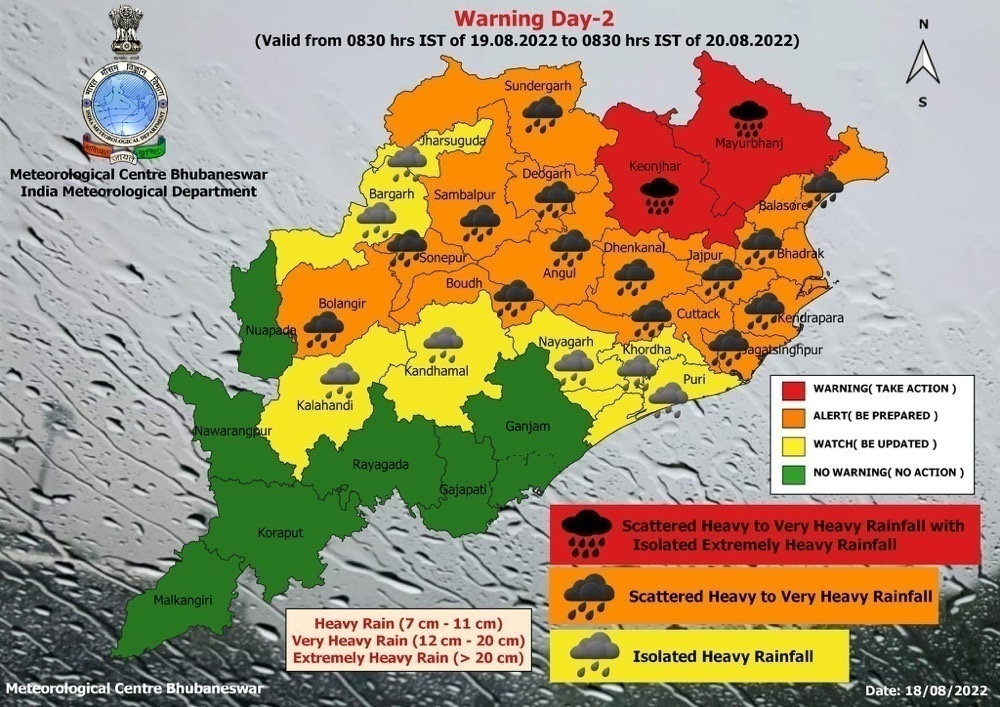 Heavy Rains Odisha