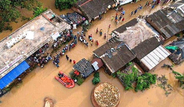 Flood situation worsens in North Odisha, nearly 10 lakh people affected.