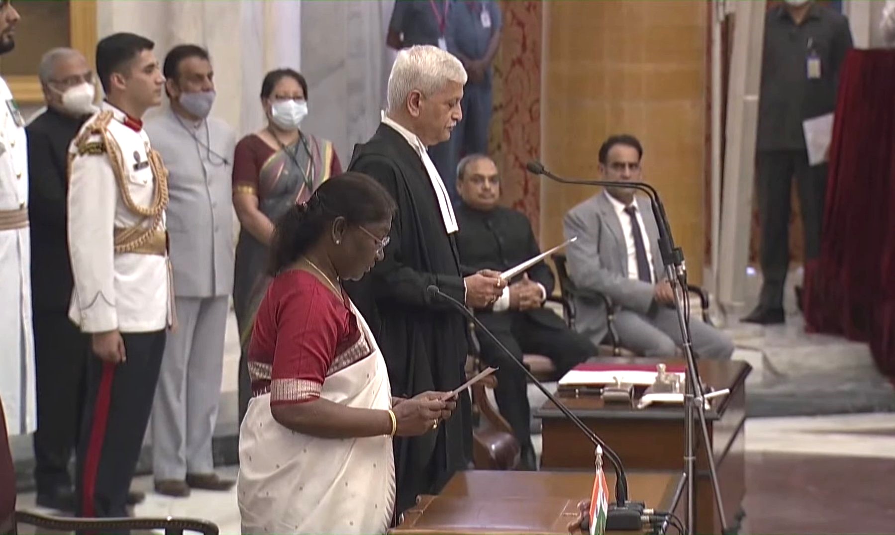 Justice Uday Umesh Lalit sworn-in as 49th Chief Justice of India. President Draupadi Murmu administered him oath as the 49th Chief Justice of India at Rashtrapati Bhawan.