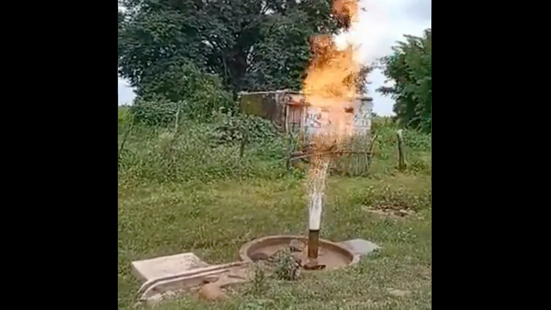 Hand Pump Fire Madhya Pradesh