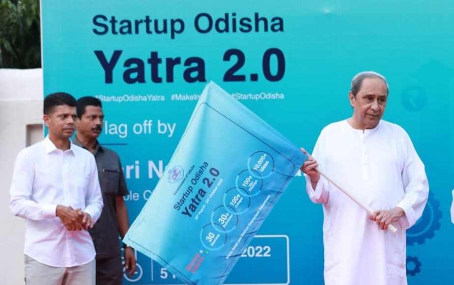 Odisha CM Naveen Patnaik flags off Startup Odisha Yatra 2.0 to scout Entrepreneurs.